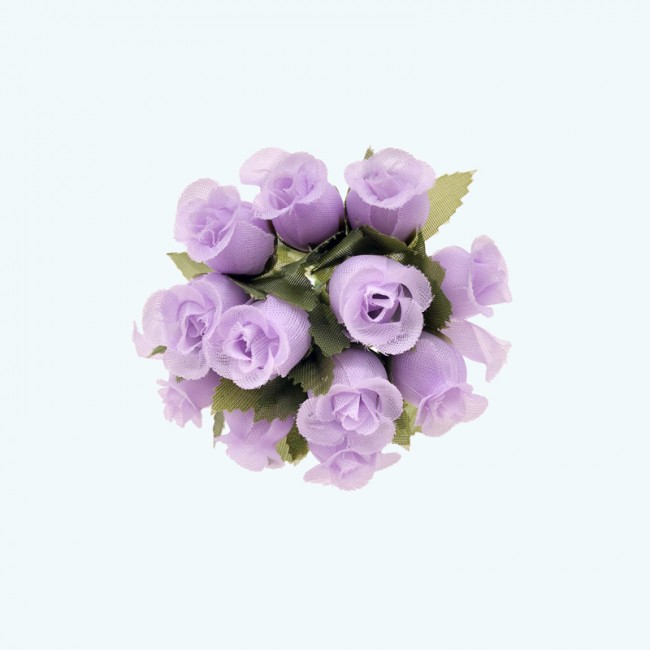 2.5" Diameter Poly Roses 12X12 | Lavender